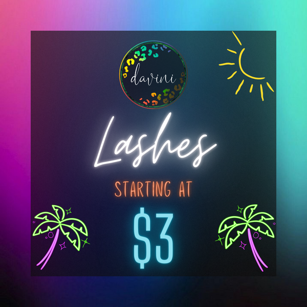 Lashes Starting at $3